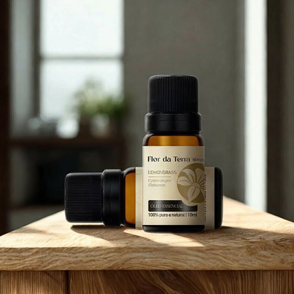 Óleo Essencial Lemongrass 10ml - Flor da Terra - Imagem 2
