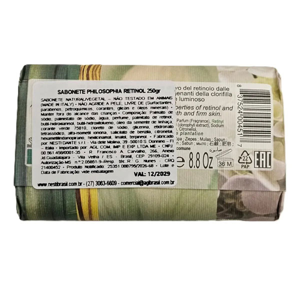 Sabonete em barra Philosophia Retinol 250gr - Imagem 2